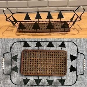 Christmas basket server